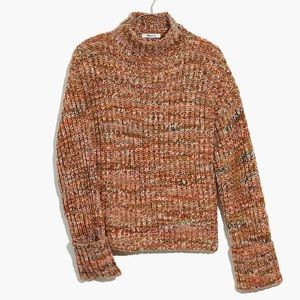 Madewell Marled Mockneck Sweater